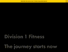 Tablet Screenshot of division1personaltraining.com